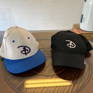 2 Gently Used Disney Golf Hats